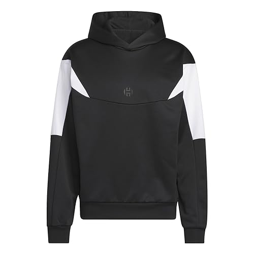 Amazon.com: adidas James Harden Traveler Basketball Hoodie M Black